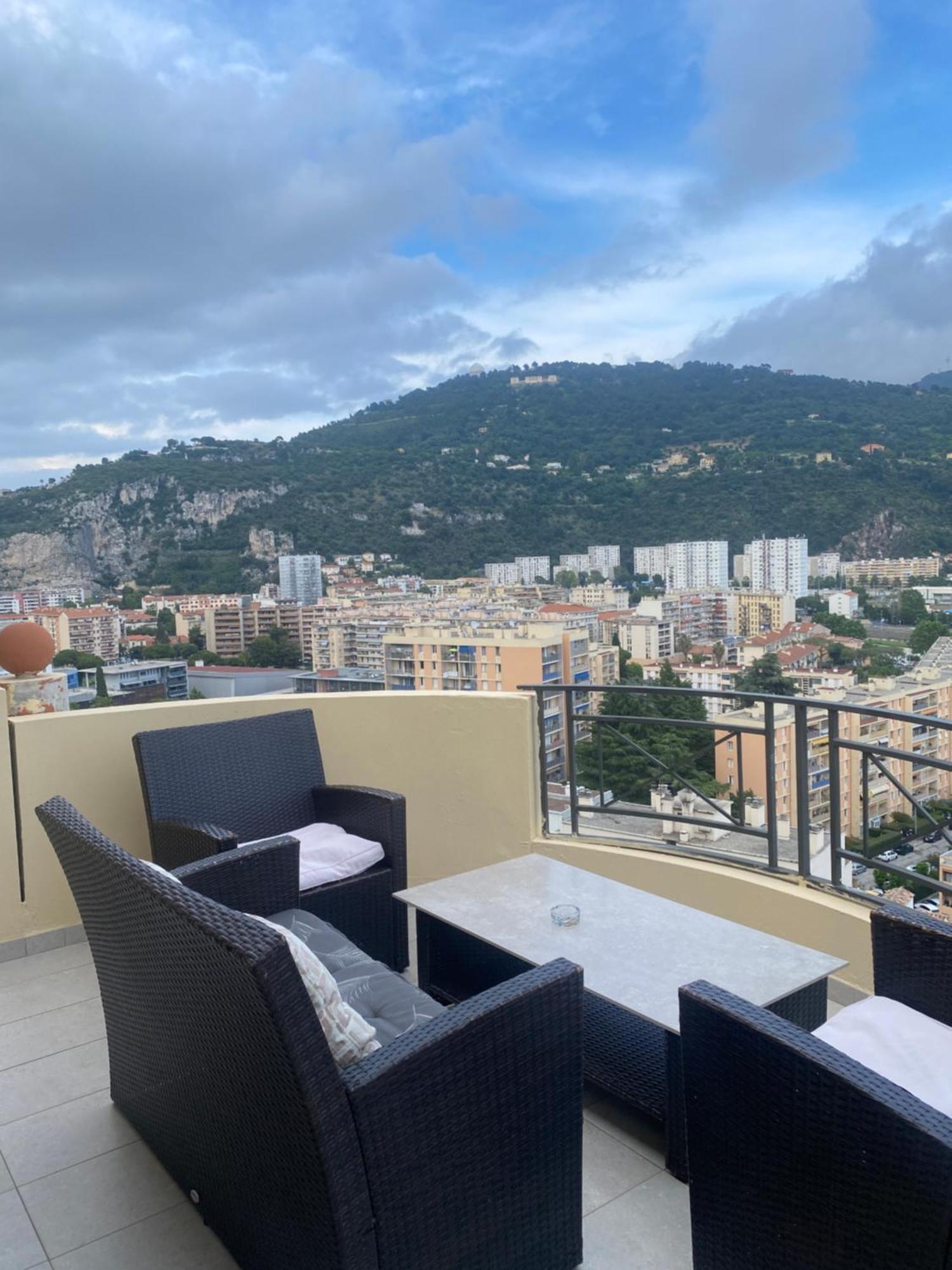 Appartement-Nice 01 Vue Mer - Panoramique Wifi-Parking Екстер'єр фото